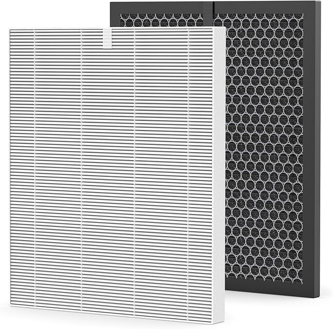 Filter Q–1712-0123-00 For Winix 5510/5520 Air Purifier Filter, Replacement for Large Room Up to 1881 Ft²/Hr, HEPA Filter+Activated Carbon Filter for Pet Dander, Smoke, Dust, Pollen