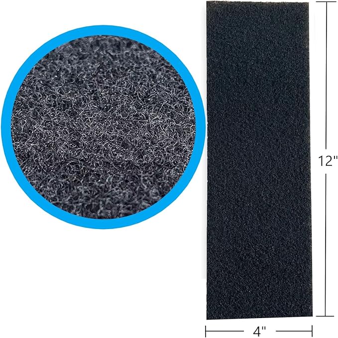 Activated Carbon Air Vent Filters for Home - 4" x 12" Dust Control - Air Filter Freshener for Home Vents to Purify Indoor Air and Homes - Register Filters for Floor Vents (48-Pack)