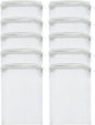 10 Pcs Aquarium Filter Media Bags - Reusable Mesh Bags (6" x 4") for Fish Tank Filters