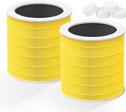 2pack Pets A2001 Replacement Filter Compatible with A2001 Air Purifier, 3-In-1 Efficient Filtration Activated Carbon Filter, Compared to Part #AF-2001