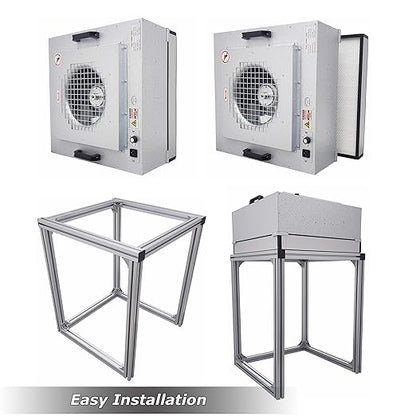 INTSUPERMAI Vertical Laminar Flow Hood Air Flow Clean Bench Workstation with HEPA Filter Lab Fume Hood Air Volume 294-411 cfm Dust Free Room Workshop for Phone LCD Repair Workshop Laboratory 110V