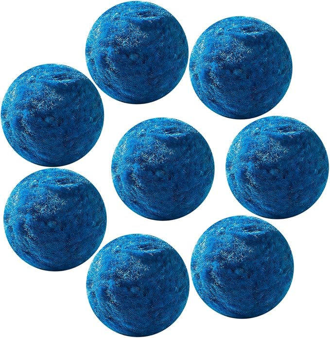 VEVOR Pool Filter Balls for Sand Filter, 3.1 lbs, Filter Balls Replace Pool Filter Sand, Reusable Blue Polyester Fiber Filter Media with Wash Bag, for Swimming Pool Aquarium Tank Above Ground Pool