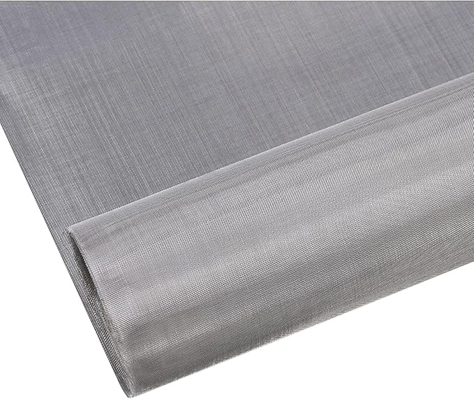 Stainless Steel Woven Wire Mesh, 304 Steel Wire Cloth, Insect Screen, Air Vent Mesh, Metal Mesh Sheet, Wire Netting Roll, Mesh Screen for Filter, Window, Garden