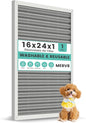 16x24x1 Reusable HVAC Furnace Air Filter, Washable Electrostatic Furnace Filter, MERV 8, Lasts a Lifetime, Breathe Fresher, Home And Office (Actual Size: 15.67x23.74x0.8 Inch)