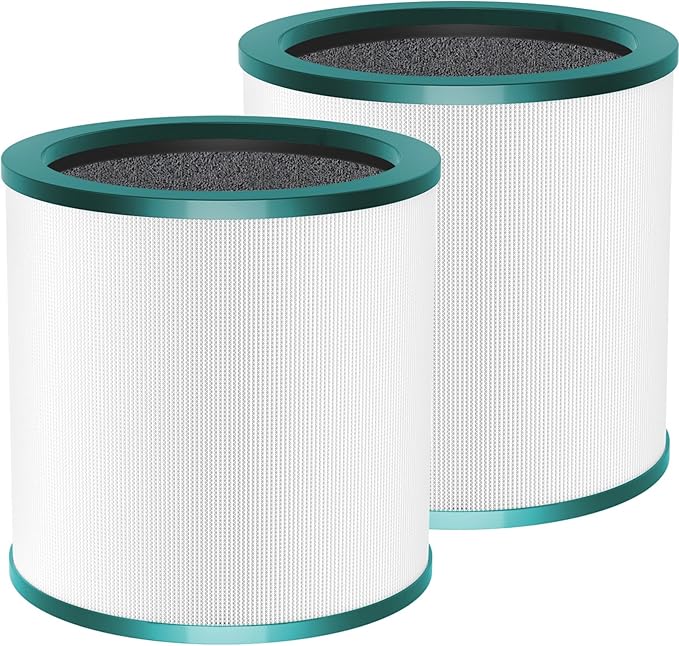 TP01 HEPA Replacement Filter Compatible with Dyson Tower Purifier Pure Cool Link TP01, TP02, TP03, AM11, BP01 Models, Compare to Part 968126-03, 2 Pack