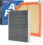Cabin & Engine Air Filter Kit Fits for Volvo XC40 2.0L 2019 2020 2021 2022 2023 2024 2025 2026 Activated Carbon Cabin Filter Replacement 31497285 31474521 Car Accessories