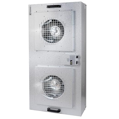 Fan Filter Unit Laminar-Flow-Hood Yzzwer - FFU HEPA Filters for Class 100/ISO 5 Cleanliness Clean Room Mycology and Mushroom Room Work 110V （Include HEPA Filter）