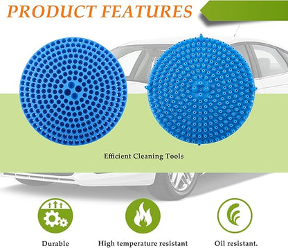 Car Wash Bucket,10.28 Inch Diameter Car Wash Filter for Collecting Sediment & Grit,Universal Essentials Car Cleaning Accessories for Most Cars Trucks SUVs (Blue)