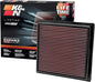 K&N High-Flow Original Lifetime Engine Air Filter: Increase Power: Premium, Washable: Compatible with 2011-2025 Toyota/Lexus/Mitsubishi/Fiat: (See Product Description for Select Models) 33-2457