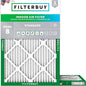 Filterbuy 29x30x1 Air Filter MERV 8 Essential Dust & Allergy Defense (2-Pack), Electrostatic Pleated HVAC AC Furnace Filters Replacement, Made in USA (Actual Size: 29.00 x 30.00 x 0.75)