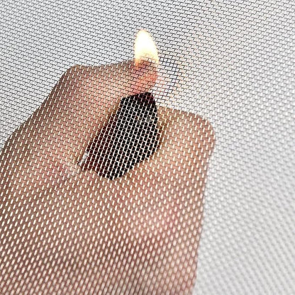 304 Stainless Steel Woven Mesh Panel, 50 Mesh 0.4mm Rustproof Metal Screen for Window Air Filters, Ventilation Covers, Animal Enclosures and Garden Barriers
