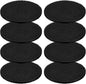 Pangda 8 Pack Oval-Shaped Charcoal Filters for Compost Bucket Countertop Bin Pails in Indoor, Activated Charcoal Filter Dimensions Approx 6-1/2 x 5 Inches 3/8 Inch Thick