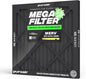 PuroAir MegaFilter - 14x14x1 Air Filter MERV 13 Activated CarbonTech Defense - Heavy Duty 3 Layer Furnace Filters Allergens, Pollen, Dust, Pet Dander, Smoke, Odors - HVAC Air Filter 14x14x1 (1-Pack)