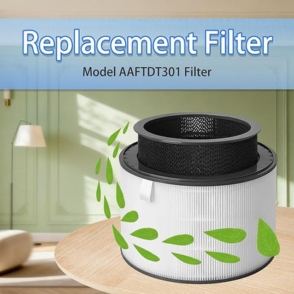 AAFTDT301 PuriCare 360 Replacement Filter for LG PuriCare AS560DWR0 & AS330DWR0 Air Purifiers, 2-in-1 Composite Filter, White (1 Pack)