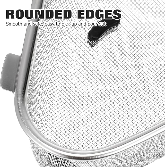 Hemoton Triangle Corner Sink Strainer Basket 8.46X6.10X2.95In Kitchen Drain Basket with Portable Lightweight Design Food Residue Filter for Fruits Vegetables and Kitchen Waste