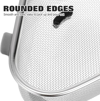 Hemoton Triangle Corner Sink Strainer Basket 8.46X6.10X2.95In Kitchen Drain Basket with Portable Lightweight Design Food Residue Filter for Fruits Vegetables and Kitchen Waste