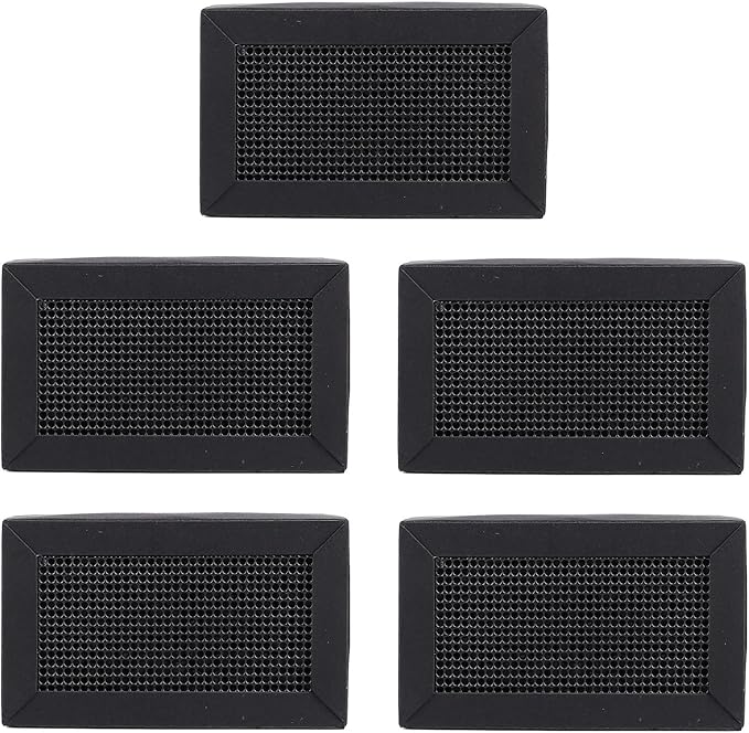 5Pcs Replacement Carbon Filters Activated Charcoal Block Parts Replaceable High Density Activated Carbon Filter for Lab P1P P1S X1 P1 Most Mini 3D Printer Purifiers