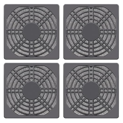 Wathai 80MM PC Fan Dust Filter Cover Computer Mess 4 Pack