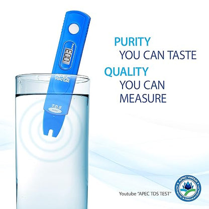 APEC Water Systems ROES-100 Essence Series Top Tier 5-Stage Certified Ultra Safe Reverse Osmosis Drinking Water Filter System