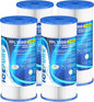 ICEPURE 20 Micron 10" x 4.5" Whole House Extra Coarse Pleated Sediment Filter for Well Water, Replacement Cartridge for GE FXHSC, DuPont WFHDC3001, R50-BB, Culligan R50-BBSA, W50PEHD, 4Pack
