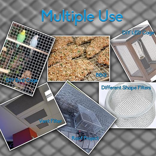 Upgraded 2PACK SS Wire Mesh, 4 Mesh Completely Welded, 12 X 24 in(310mm X 620mm), Stainless 304, Easy to Cut and Make Straight, Never Rust by Valchoose