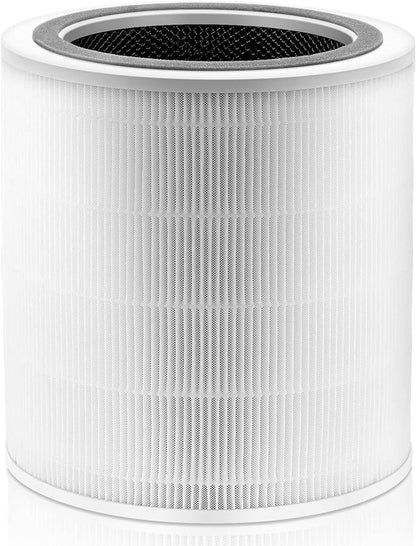 Core 400S Replacement Filter for LEVOIT Core 400S Smart WiFi Air Purifie-r, Core 400S-RF 3-in-1 True HEPA Activated Carbon Pre-Filter, LRF-C401S-WUS, 1 Pack