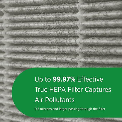 AprilAire RF09550V Virus + Allergy + Pet True HEPA Air Purifier Replacement Filter for AprilAire 9550 Room Air Purifier, Captures Viruses, Allergens, Bacteria, Pet Hair & Dander, Ozone Free