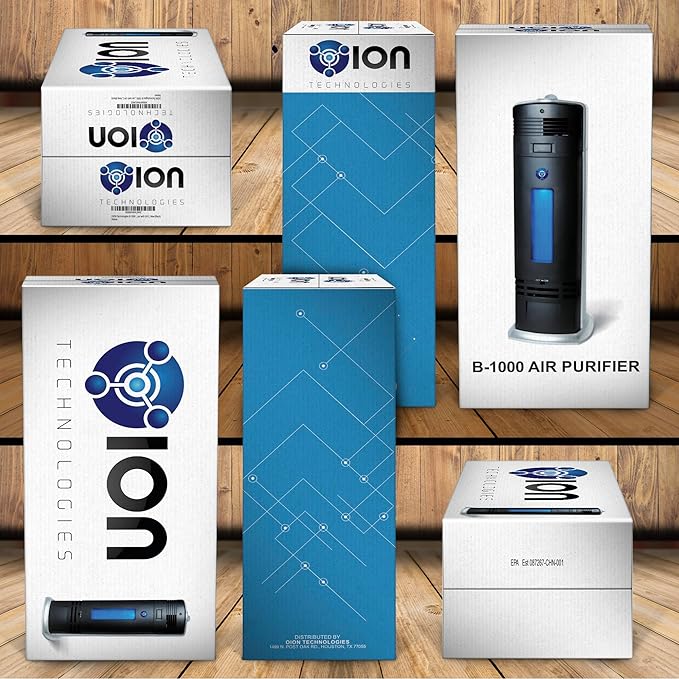 B-1000 Permanent Filter Ionic Air Purifier Pro Ionizer with UV-C, New