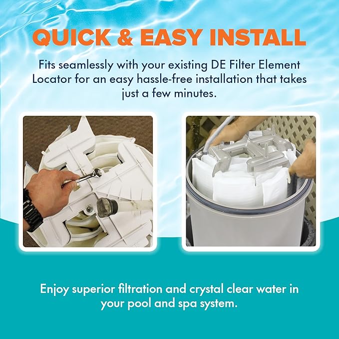 Hurricane Filters HF-DE36-SET - 36 Square Feet DE Grid Filter Replacement for PFS1836, FG-2003, FC-9530, Hayward DEX3600 DA/DS - Best Value USA DE Grid Pool Filters