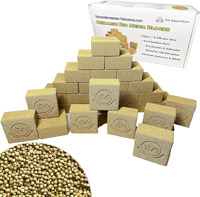 Ceramic Bio Filter Media Block Bulk 150 Block 33 lbs Pack