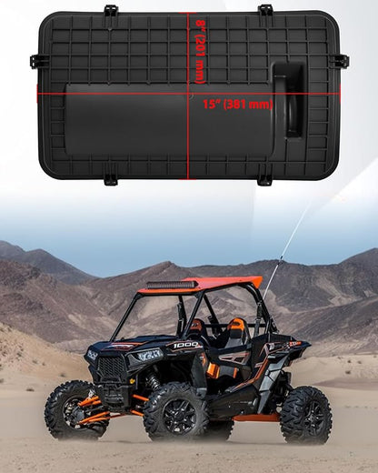 Airbox Cover Assembly for Polaris RZR XP 1000 / RZR XP Turbo 2014-2023 Accessories, Heavy-Duty Air Filter Protector Cover with Dust-Proof Seal and Buckles, Replace #1240748