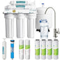 APEC Water Systems ROES-50 Essence Series Top Tier 5-Stage WQA Certified Ultra Safe Reverse Osmosis Drinking Water Filter System with Extra High Capacity Pre-Filter Set Stage 1-3
