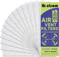 Air Vent Filter 4 x 12 Inch, Thin Air Vent Floor Heater Pre-Filter Sheet Work for Home Air Purifier, Floor Register, Ceiling 4" x 12" 14-Pack (White) Hoctsom