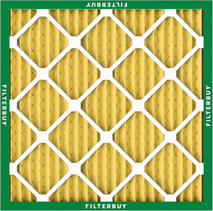 Filterbuy 15x15x1 Air Filter MERV 11 Superior Pet & Allergy Defense (6-Pack), Electrostatic Pleated HVAC AC Furnace Filters Replacement, Made in USA (Actual Size: 15.00 x 15.00 x 0.75)