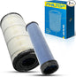 PHILTOP Air Filters Set P828889-P829333 Compatible with Donaldson, Caterpillar Cat Backhoe, Wix, John Deere, Case and Baldwin