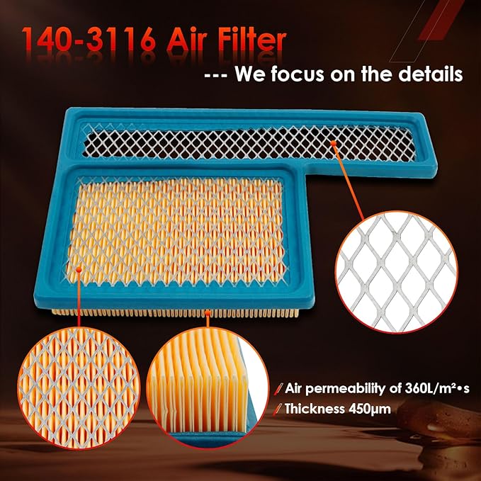 Tune Up Kit 140-3116 Air Filter, 122-0836 Oil Filter & Fuel Filter with Spark Plug, Compatible With Onan RV QG Generators 5500 7000, HGJAA HGJAB HGJAC & Marquis Gold/RV QG Marquis Platinum QG EFI