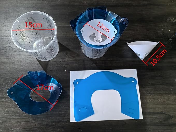 Paint Strainer Dispenser Kit System with Small Strainers 850pcs and Large Strainers 180pcs