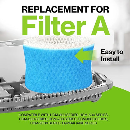 Durabasics 6 Pack of Premium Humidifier Filters Compatible with Honeywell Humidifier Filters HAC-504, HAC-504AW & Honeywell Filter A | Replacement for HCM 350 Cool Mist Humidifiers