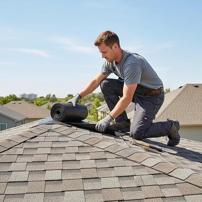Roof Vent - Attic Mesh for Airflow Control | Ventilation Roll Filter Barrier with Breathable Grid Material & Cut to Fit Installation Design for Shed, Garage, Greenhouse and Cabin Protection
