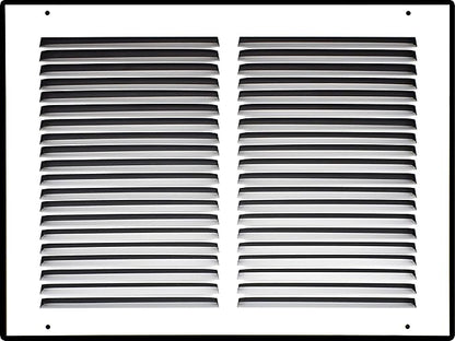 Fits 14x10 Duct Opening | Steel Return Air Grille by Handua | Vent Cover Grill for Sidewall and Ceiling | White | HVAC Cold Air Intake Grille | Outer Dimensions: 15.75"W X 11.75"