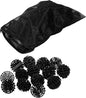 HQRP 50 pcs Bio Balls Filter Media 1.5 Inch - Large Bio Ball for Aquarium, Pond, Waterfall, Fountain Filter Media in Mesh Bag with Zipper