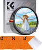 K&F CONCEPT 72mm Black Diffusion Mist Effect 1/4 & Variable ND2-32(1-5 Stops) & Circular Polarizing Filter CPL-in 1 Lens Filter with 18 Multi-Coatings for Camera Lenses (K-Series)
