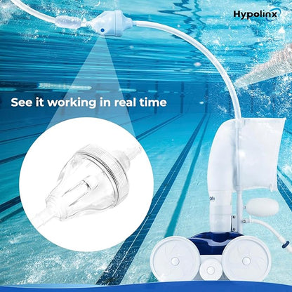 Upgraded Polaris Backup Valve Replacement G52 for Polaris Pool Cleaner 280, 180, 380, 480 — Transparent Case for Easy Inspection, High-Strength Gears, Crack-Resistant Durable Kit