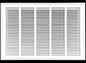 25" X 16 Steel Return Air Filter Grille for 1" Filter - Removable Frame - HVAC Duct Cover - Flat Stamped Face - White [Outer Dimensions: 27.5 X 17.75]