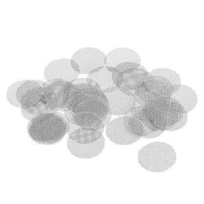 MECCANIXITY Pipe Screen Stainless Steel Screens, 5/8 Inch (15.8mm) Diameter for Pipe Filter, Pack of 80