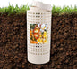 Inground Farm Composter, Outdoor In-Ground Compost Bin for Raised Garden Beds and Yards, Organic Waste Decomposer 2 Gallons, 4.3"x4.3"x11", Composter Tumbler Outdoor