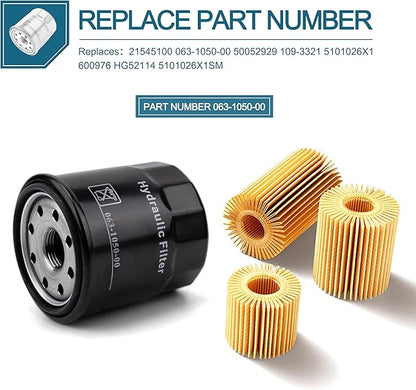 (2) Transmission Filters/Hydraulic Filters/Oil Filters for Bad Boy 063-1050-00 Hydro Gear 2800 3100 3200