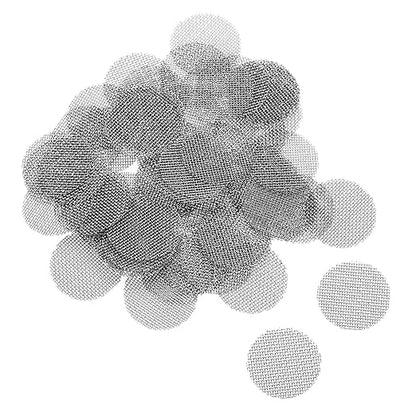 MECCANIXITY Pipe Screen Stainless Steel Screens, 1/2 Inch (12.7mm) Diameter for Pipe Filter, Pack of 60