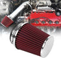RYANSTAR RACING 89mm 3.5" High Flow Round Tapered Cone Closed-Top Washable Clamp-On Dry Air Filter Narrow