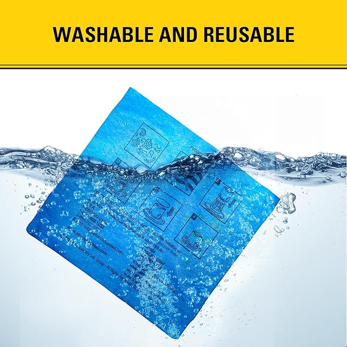 STANLEY - 251201 Stanley 25-1201 Blue Cloth, Reusable Filter with Clamp Ring for 1-5 Gallon Wet/Dry Vacuums, 1-Pack